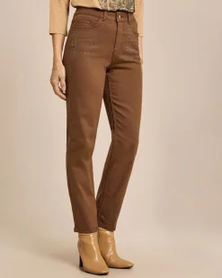 Jeans mit Strassdeko