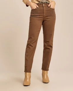 Jeans mit Strassdeko
