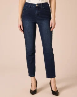 Jeans mit Strass-Deko