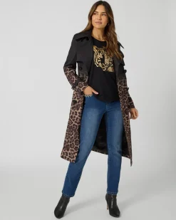 Jeans mit Strassdeko
