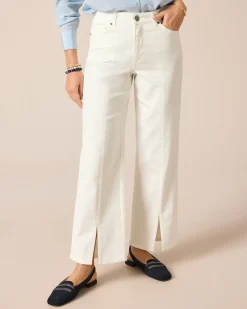 7/8-Jeans mit Teilungsnaht