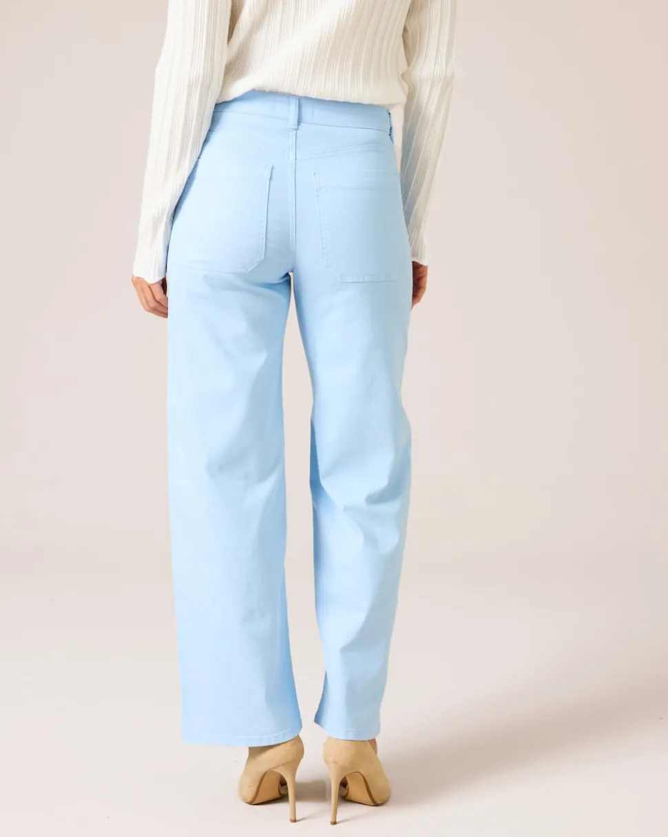 Jeans mit weitem Bein