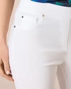 3/4-Jeggings mit Schlitzen