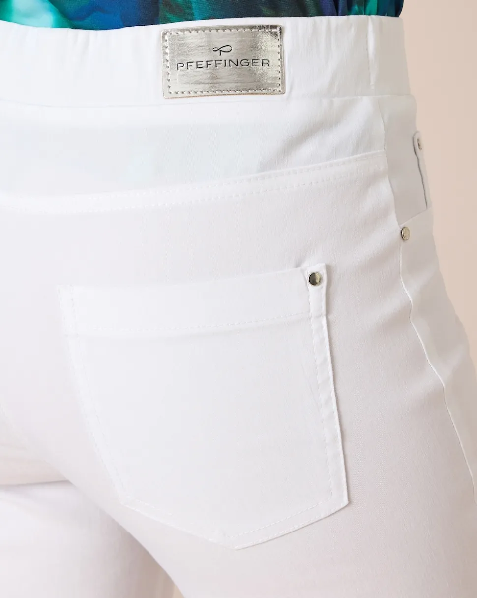 3/4-Jeggings mit Schlitzen
