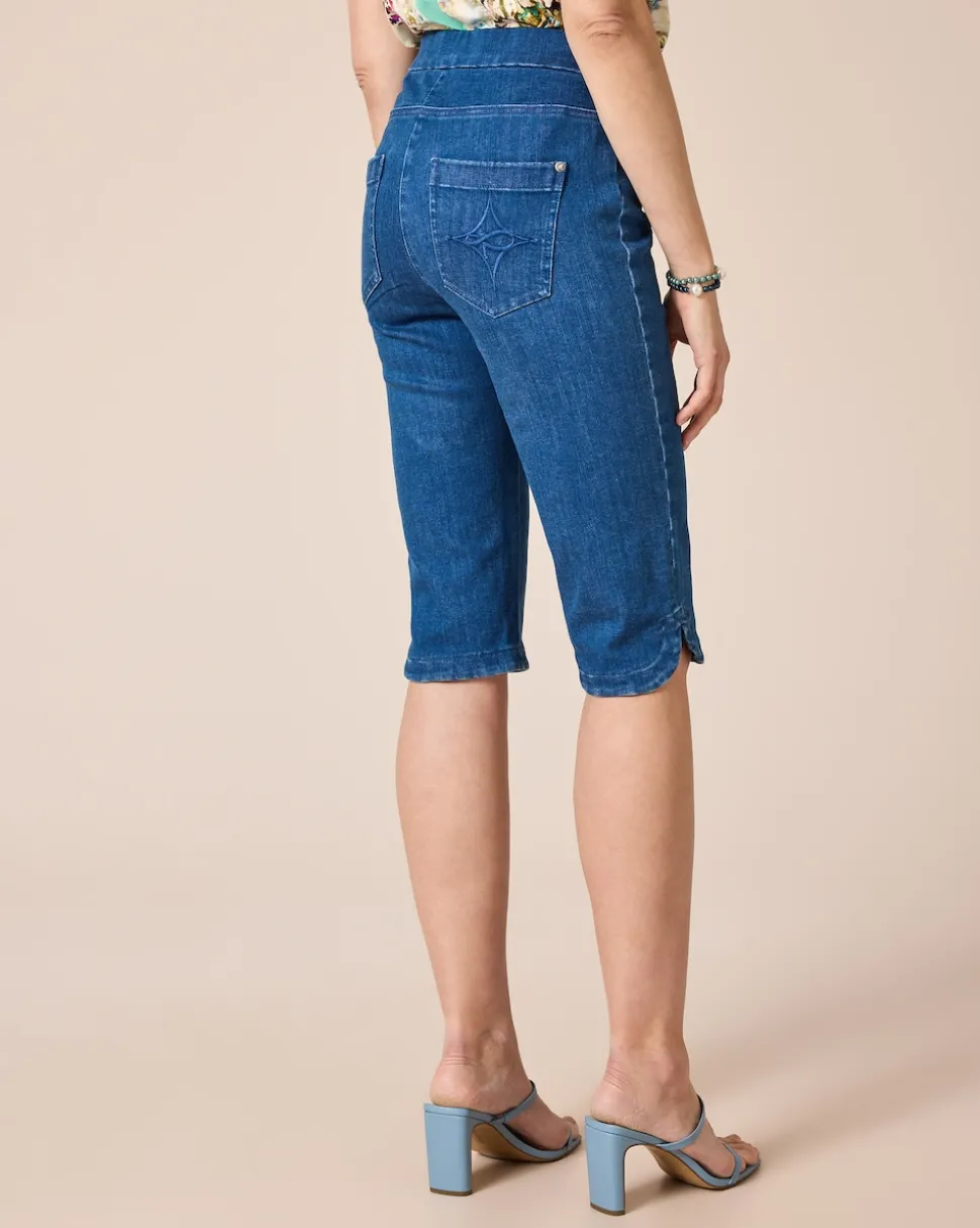 Jeggings 3/4 mit Schlitzen