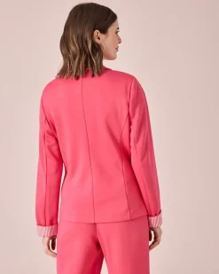 Jersey-Blazer im Unidesign