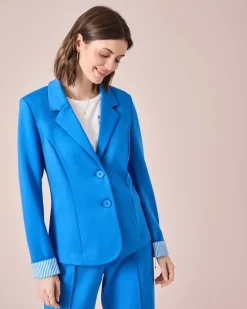 Jersey-Blazer im Unidesign
