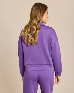 Jersey Jacke mit großen Taschen