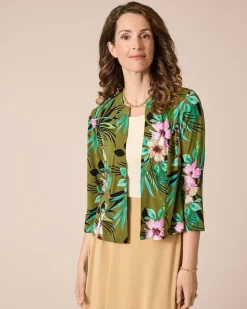 Jerseyjacke mit Print