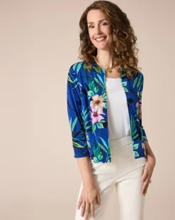 Jerseyjacke mit Print