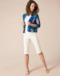 Jerseyjacke mit Print