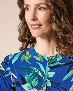 Jerseyjacke mit Print