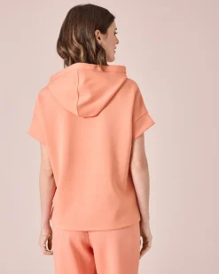 Jersey Shirt mit Kapuze