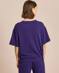 Jersey Shirt mit Struktur