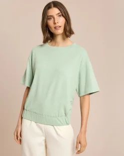 Jersey Shirt mit Struktur