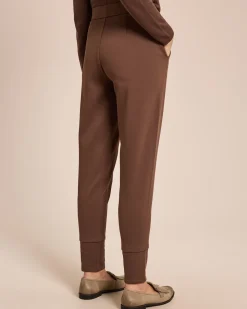 Joggpants aus strukturiertem Sweat