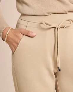 Joggpants aus strukturiertem Sweat