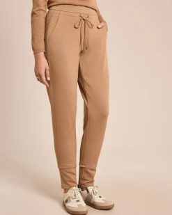 Joggpants aus strukturiertem Sweat