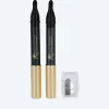 Kajal & Eyeshadow Duo Green & Grey