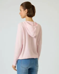 Kapuzenpullover mit Logo-Applikation
