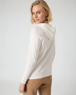 Kapuzenpullover mit Logo-Applikation