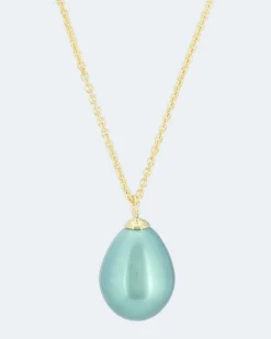 Kette + Anhänger mit MK-Perle 16 x 21mm