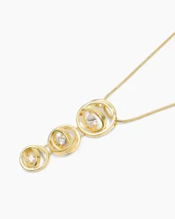 Kette + Anhänger mit Zirkonia