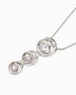 Kette + Anhänger mit Zirkonia