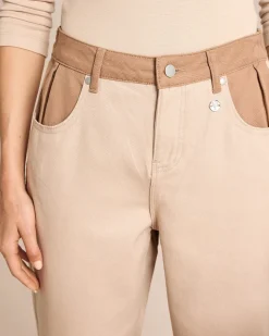 Kontrastdetail-Hose
