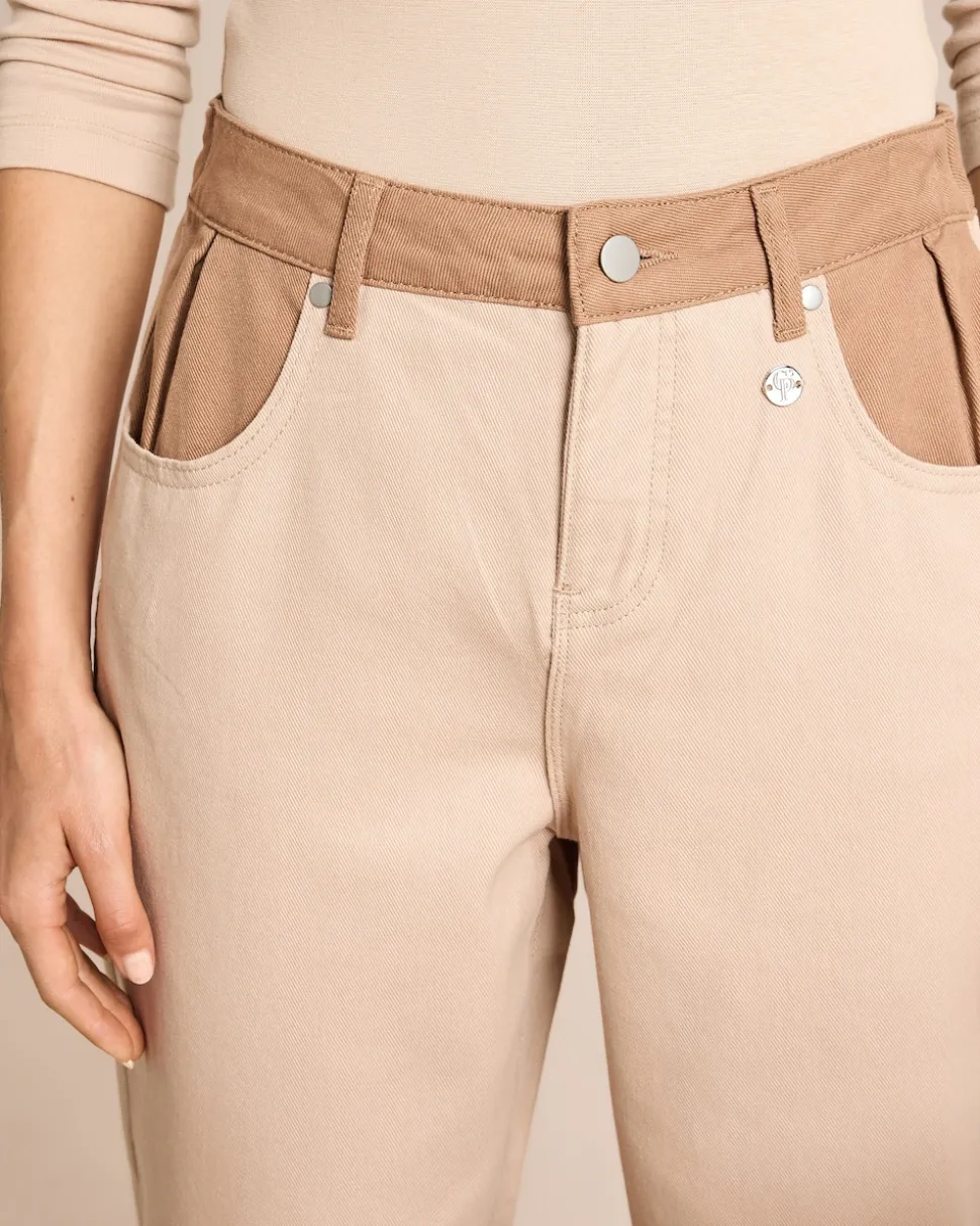Kontrastdetail-Hose