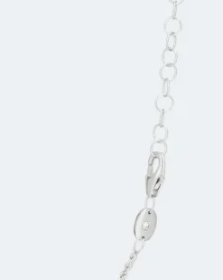 Kordelkette mit Brillant 0,02 ct