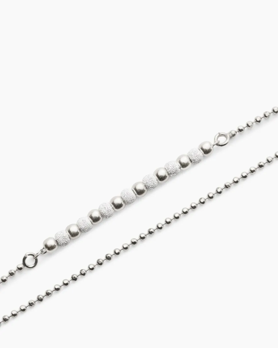 Kugelarmband mit diamantierten Kugeln