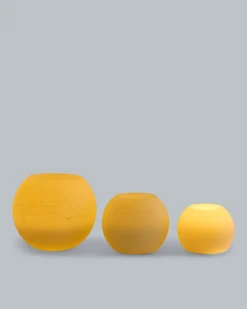 Kugelkerzen-Set, 3tlg.