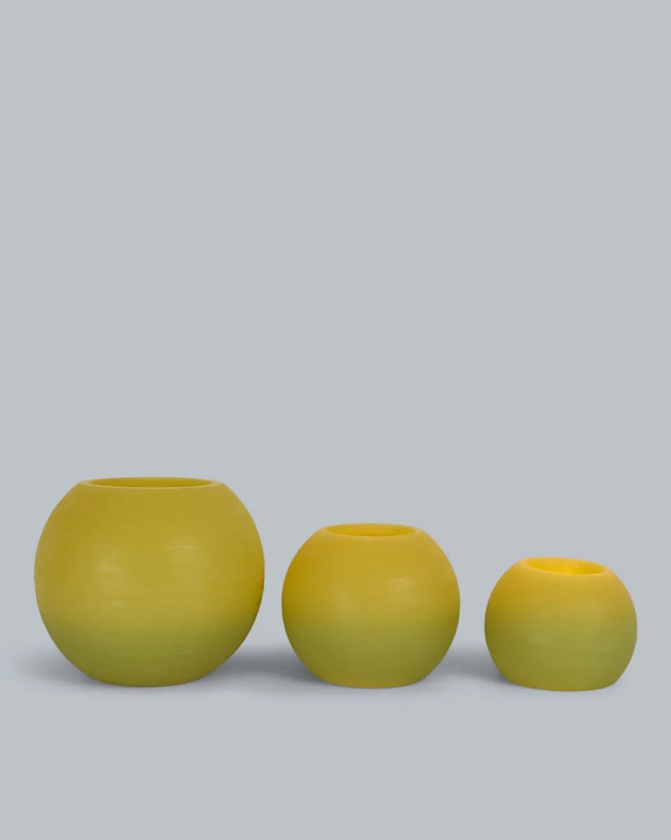 Kugelkerzen-Set, 3tlg.