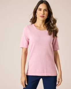 Kurzarm-Pullover aus Bio-Baumwolle