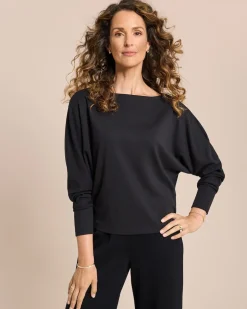 Kuschelshirt mit Fledermausarm