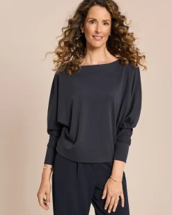 Kuschelshirt mit Fledermausarm