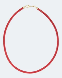 Lederband mit Silberverschluss