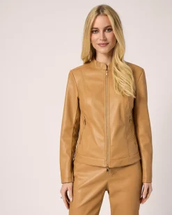 Lederimitat-Jacke im Unidesign