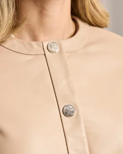 Lederjacke innen bedruckt