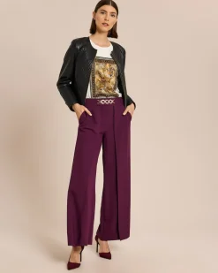Lederjacke mit Steppung