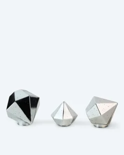 LED-Glasdiamant, 3tlg.