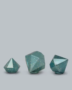 LED-Glasdiamant, 3tlg.