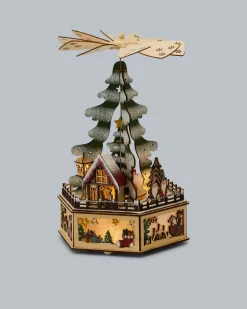 LED-Holzpyramide Wichtel