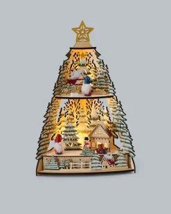 LED-Holzpyramide Wichtel