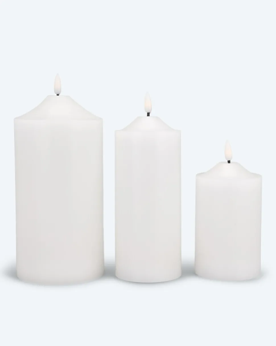 LED-Kerzen, 3tlg.
