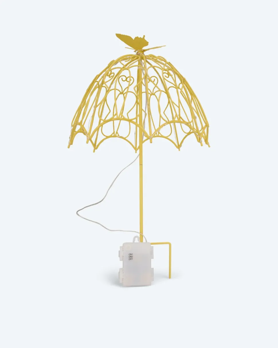 LED-Outdoor-Gartenstecker "Schirm"