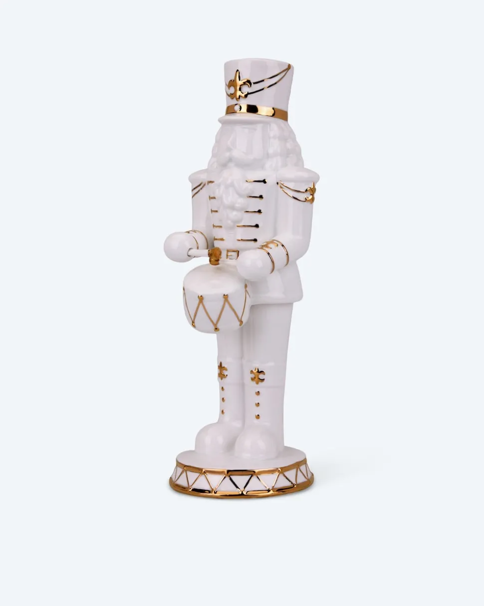 LED-Porzellan-Nussknacker Deluxe
