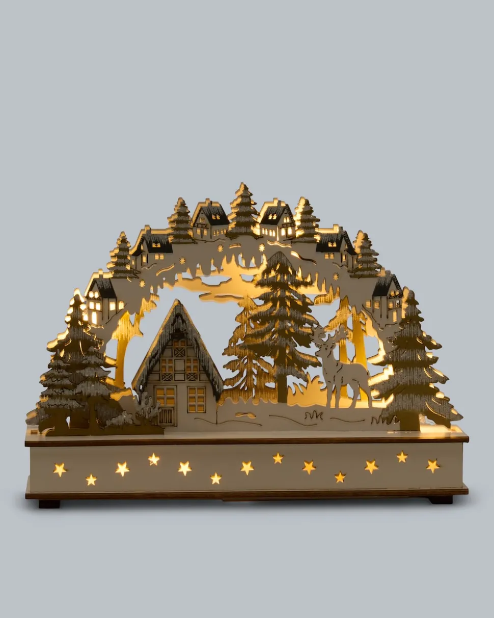 LED-Schwibbögen Deluxe, 2tlg.