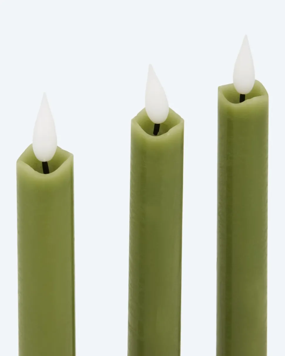 LED-Stabkerze "Long Shine", 4tlg.